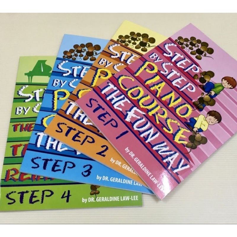 PROMO Step by Step the Fun Way book 1,2,3,4 piano buku musik buku piano anak