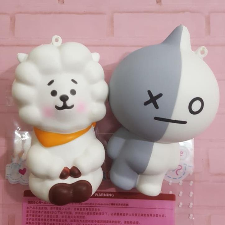 Harga Murah✭➲ Squishy Karakter BTS BT21 Besar Jumbo Mainan Anak W75 ❇