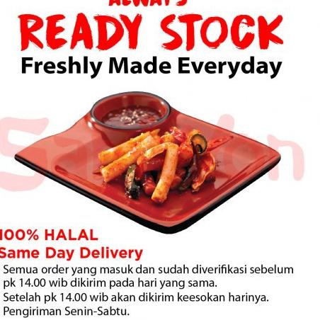 

Yang dinanti--SAMWON TTEOKBOKKI 200 GR + SAUCE - FRESHLY MADE KOREAN RICE CAKE TOPOKKI TOKPOKI KUE BERAS KHAS KOREA
