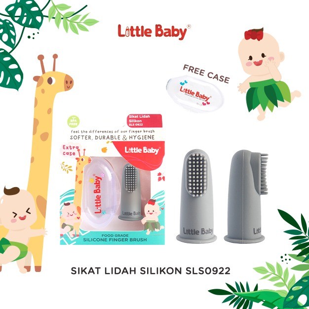 Little Baby Sikat Lidah Silikon Premium Silicone Finger Toothbrush