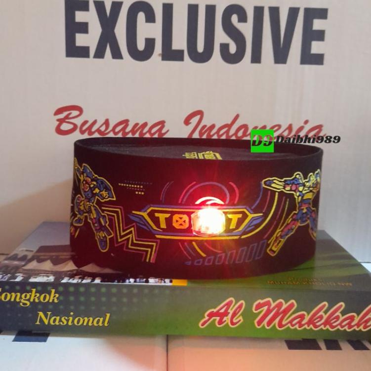 PGR.18Oc22ᵁ– Peci LED / Peci LED Anak Karakter /Peci anak led / Peci Anak Anak