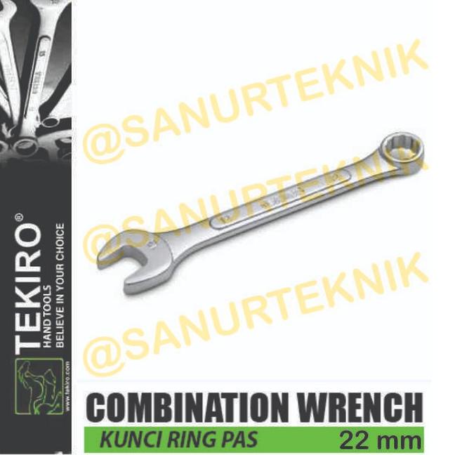・ 8DK Kunci Ring Pas / Combination Wrench TEKIRO 22mm / 22 mm Diskon・