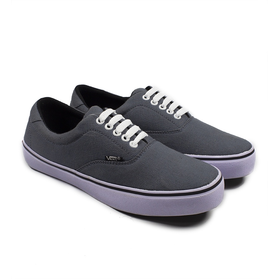 Sepatu Vans Authentic classic Sepatu Pria Wanita Dewasa Sekolah Smp Smk  Tali Putih -BAYAR DI TEMPAT