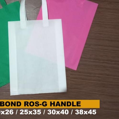 

Tas Spunbond Handle / Goodie bag / Ukuran 38x45 (1 Lusin) - Hitam