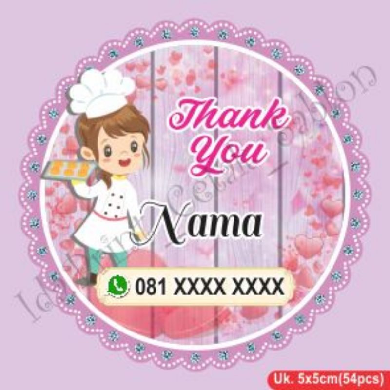 

Sticker Label Makanan Design 3 5x5cm (54pcs) Grosir Lebih Hemat up to 8.000