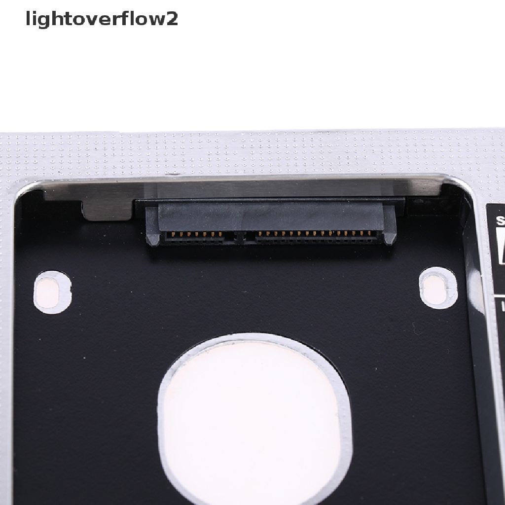 (lightoverflow2) Casing Hardisk HDD Caddy 2nd SATA 3.0 9.5mm Untuk Laptop