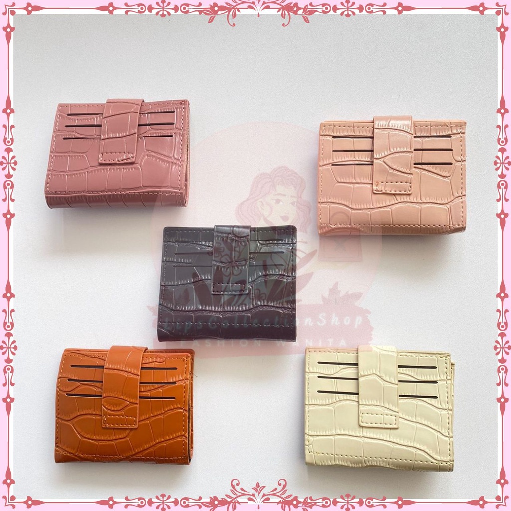 Dompet Wanita Mini Fashion Croco Import