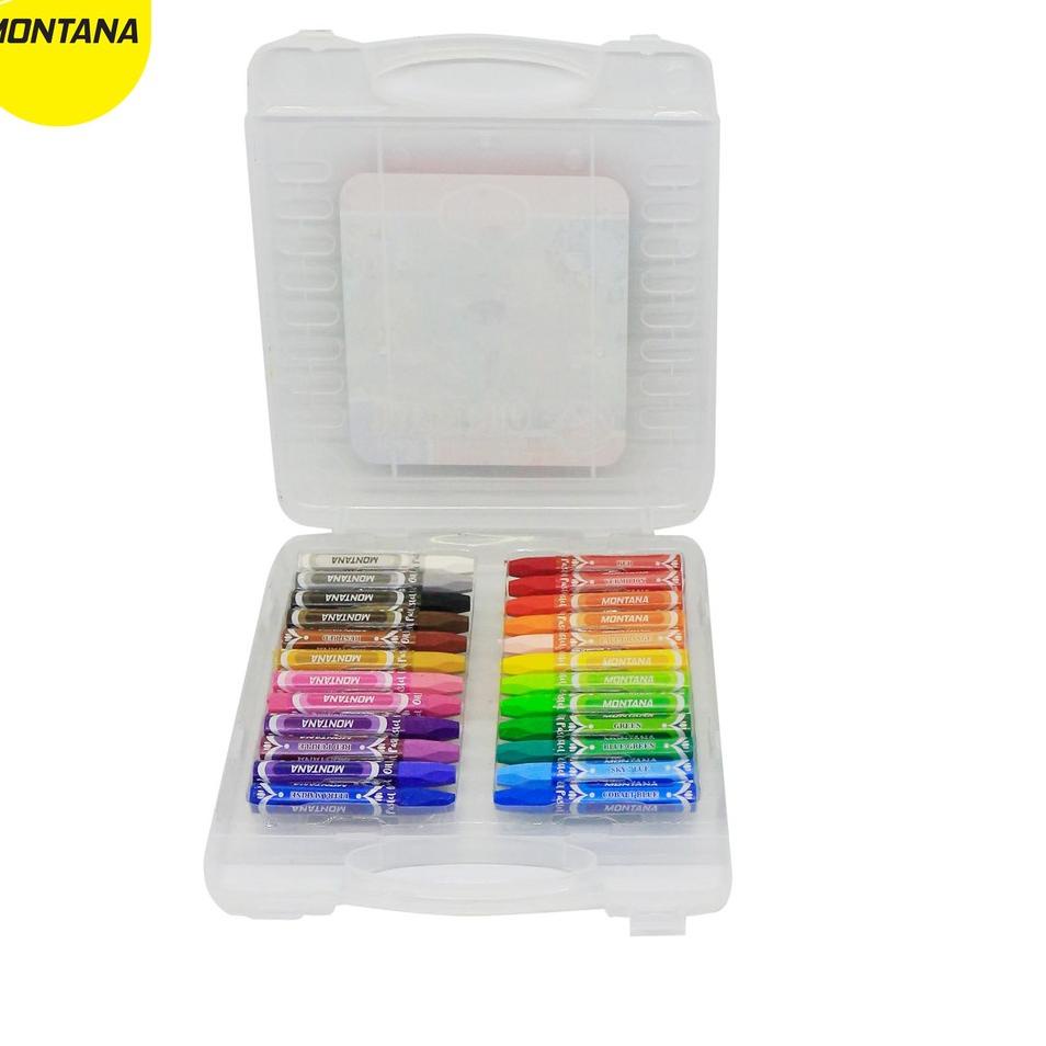 

Hot - MONTANA Oil Pastel / Krayon Minyak Montana TOP-24B / 24 Warna / Colors 국