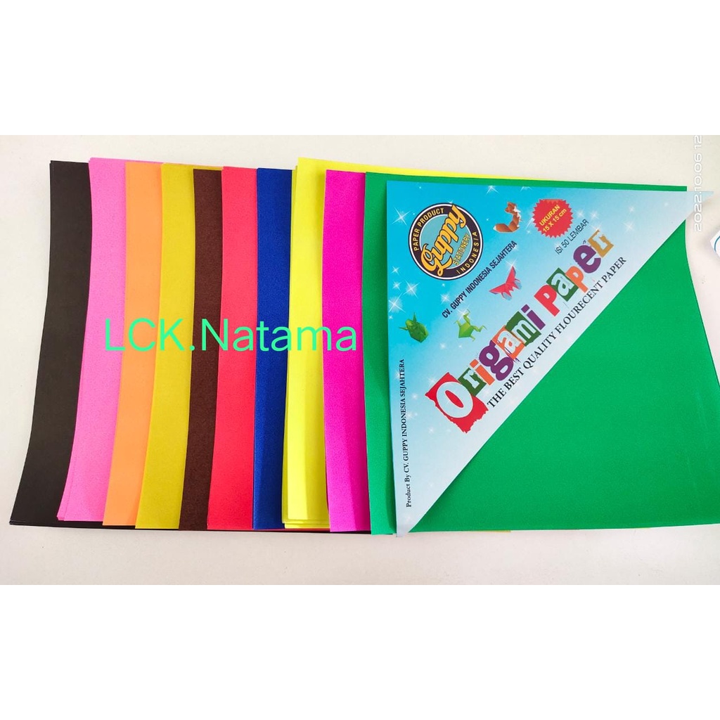 

GUPPY Origami 15x15cm isi 50 lembar - kertas lipat