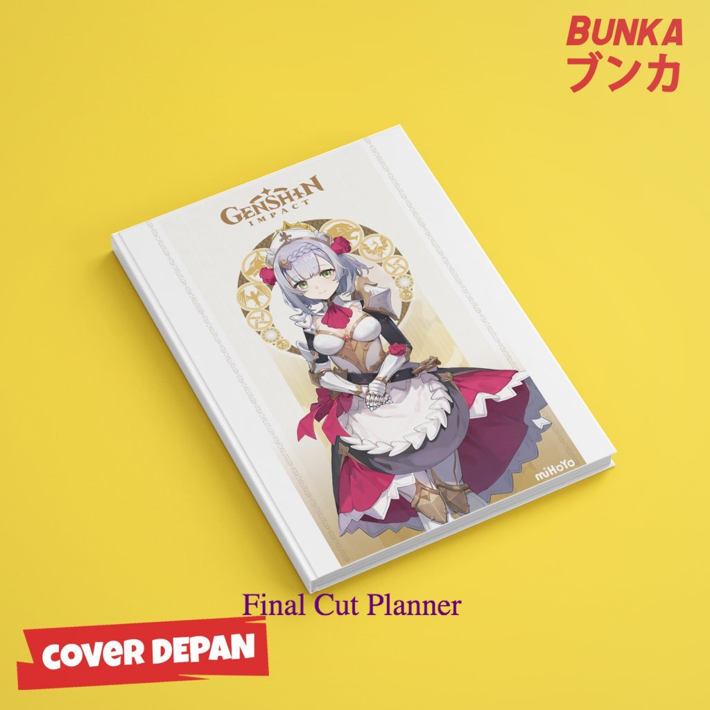 

Notebook Game Genshin Impact Noelle Hardcover A5 Buku Tulis Catatan Notes Agenda Planner Jurnal .