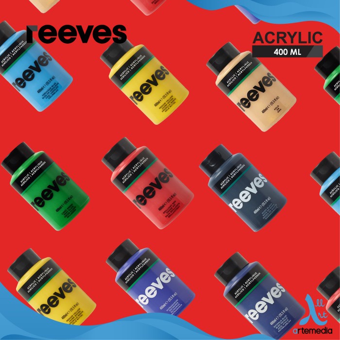 

Jualan Cat Akrilik Reeves 400Ml Acrylic Color Paint Sale!!!