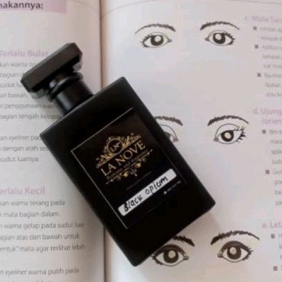 PARFUM BLACK OPIUM 60ML KUALITAS PREMIUM. BOTOL CHANEL HITAM, WANGI ELEGANT & TAHAN LAMA SAMPAI 8-12