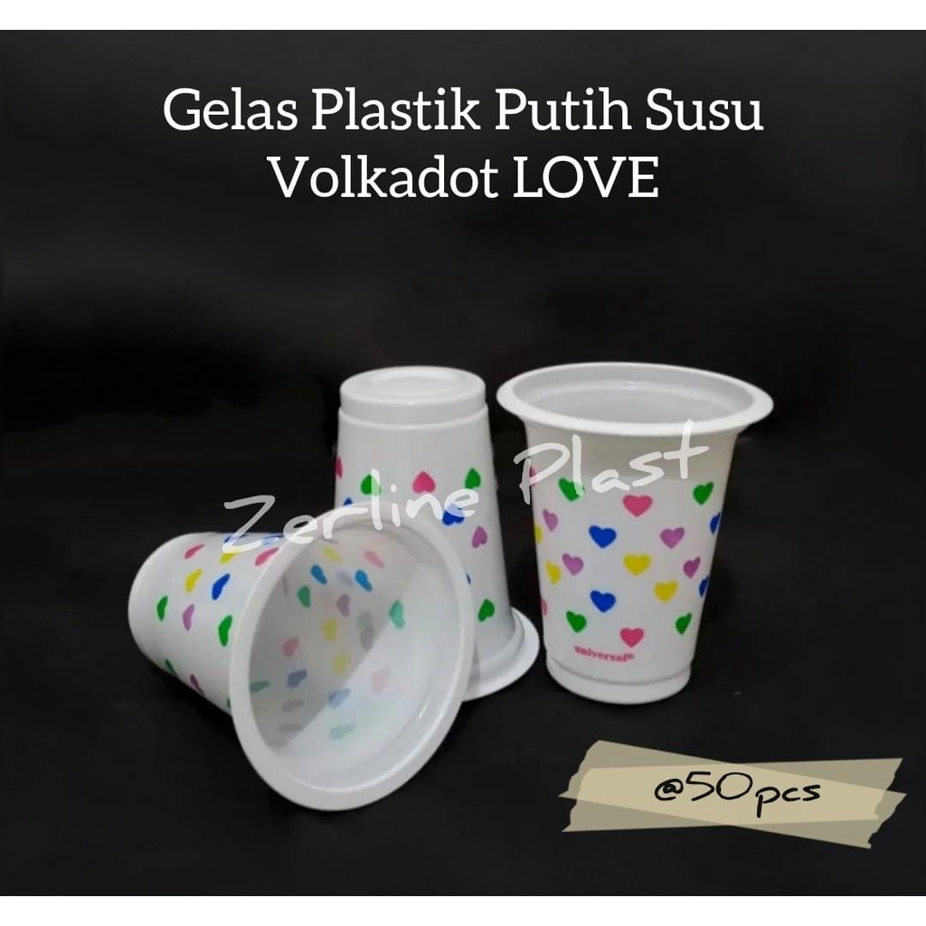 Gelas Bola2 MIX LOVE @50pcs