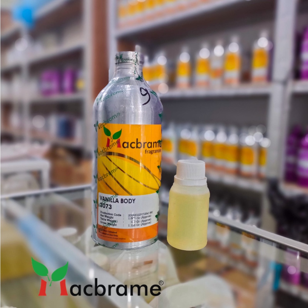 VANILA BODY BIBIT MURNI 100 ML BY MACBRAME( VANILA SUSU)