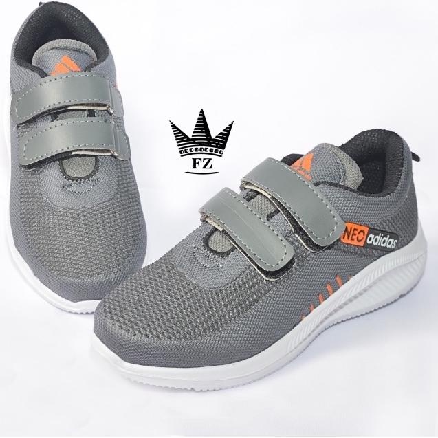 Langsung Atc sepatu adidas neo sepatu anak sekolah laki-laki perempuan cewe cowo TK SD size 28sd37 v