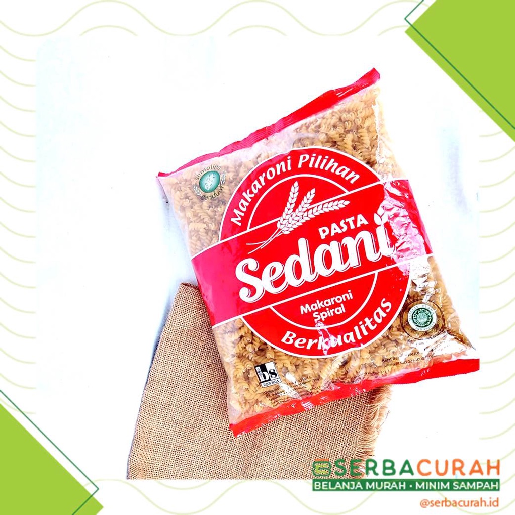 

Sedani Makaroni Spiral | Fusilli Pasta | Kemasan 1 kg