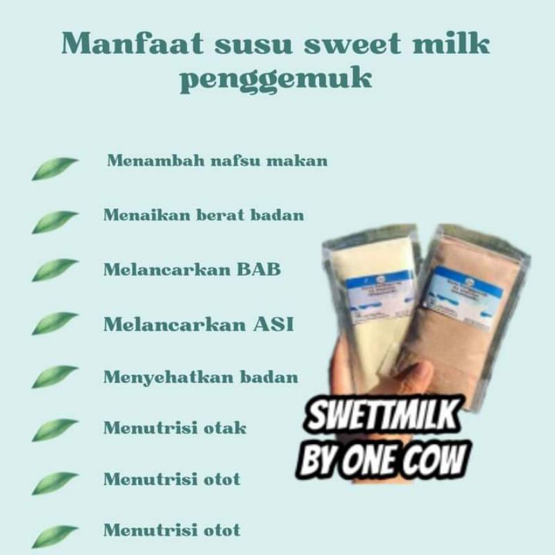 

SUSU PENGGEMUK BADAN SWETMILK ONECOW