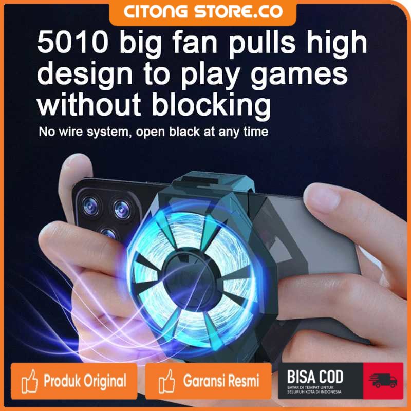 Cooling Pad Hp Stand Holder Laptop Willkey Smartphone Cooling Fan Kipas Heat Sink Rechargeable - F21