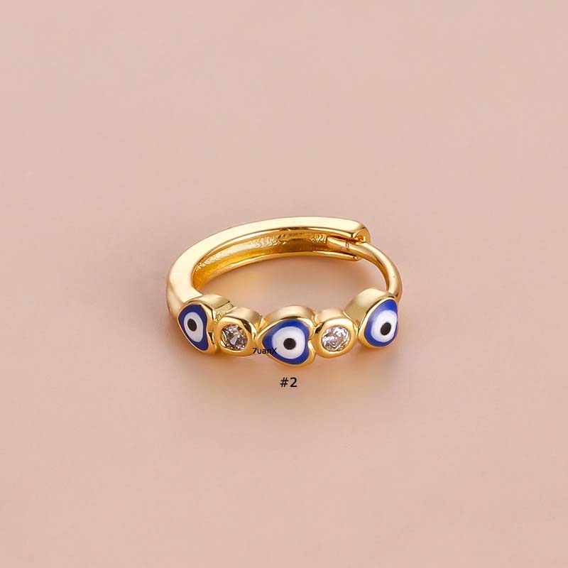 1pc Anting Tindik Tulang Rawan Telinga Bentuk Hati Ukuran 12mm