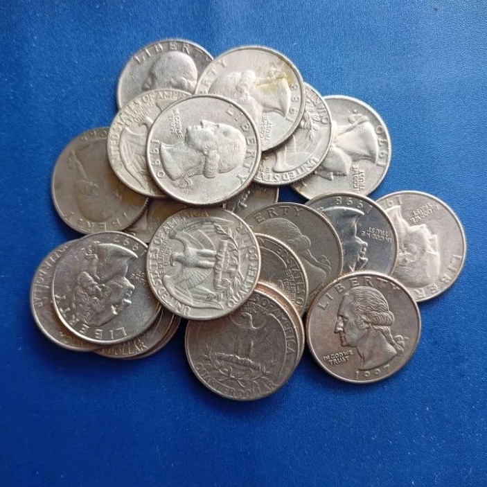 Koin Koleksi Quarter Dollar Amerika Serikat