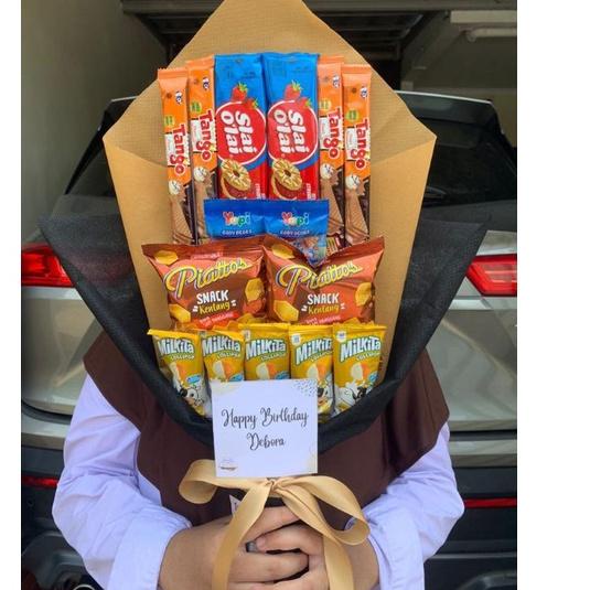 

ARTu1U5g--Spinosa Bouquet / Bouquet Snack / Bucket Snack / Buket Snack / Buket Makanan / Bucket Snack Murah / Hadiah Wisuda / Hadiah Ulang Tahun