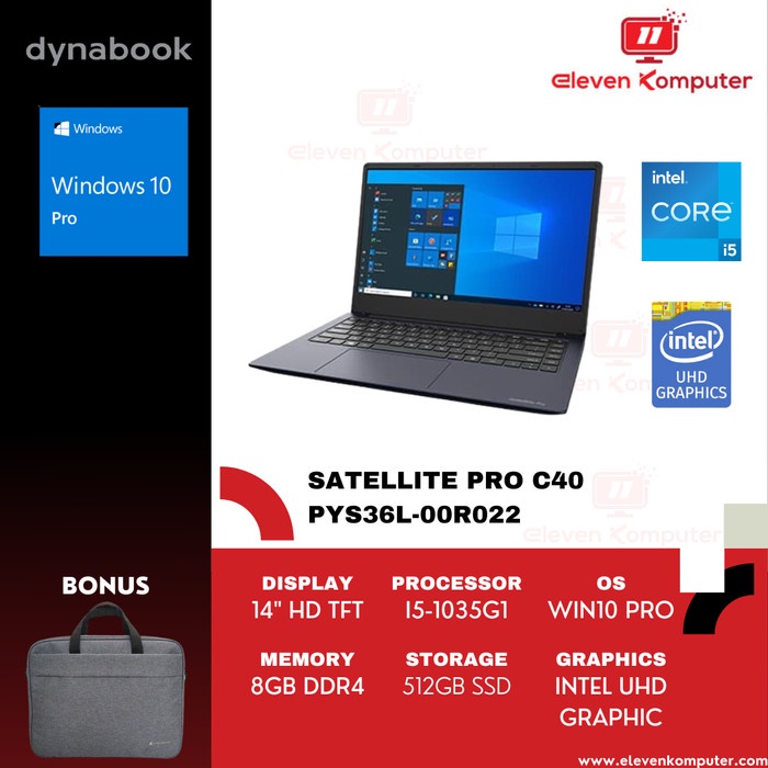 Dynabook SATELLITE PRO C40 PYS36L-00R022 i5-1035G1/8GB/512GB-SSD/WIN10