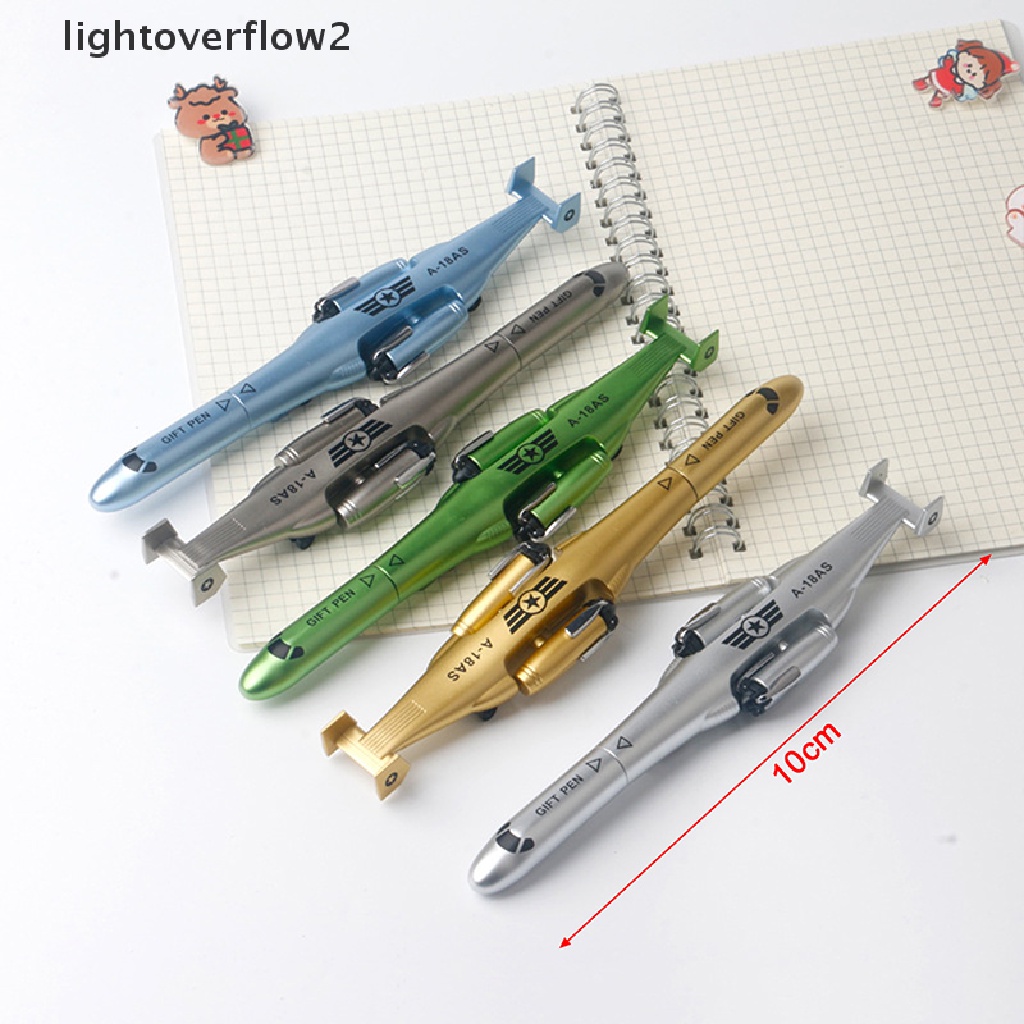 (lightoverflow2) Pulpen Gel 0.5mm Bentuk Helikopter Untuk Pelajar / Kantor