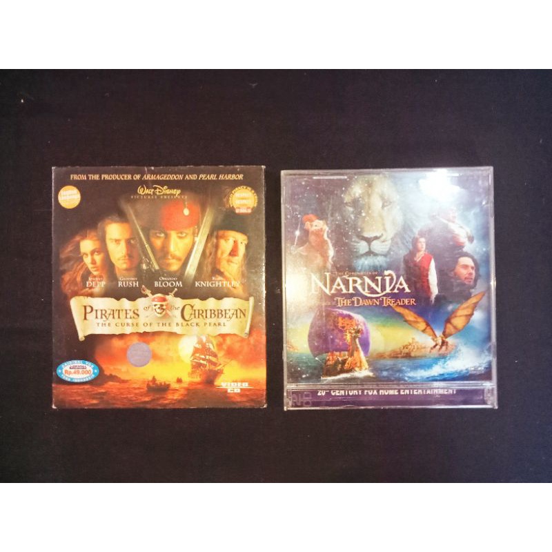 VCD Film Narnia & Pirates of Carribean Original (Preloved)
