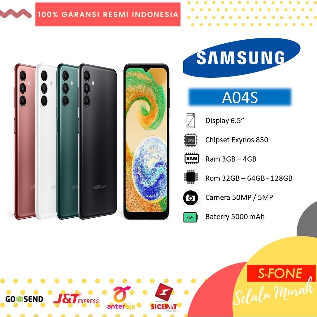 Samsung A04S 4/64GB Garansi Resmi