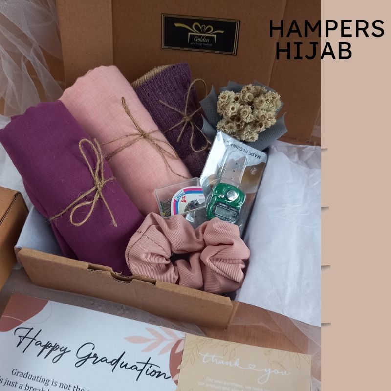 

Hampers Hijab Murah Gift Box Bella Square Premium Free Ucapan (Request warna) KADO ulang Tahun Cewek Hadiah Wisuda Hampers Cewek Kado Pernikahan Souvenir