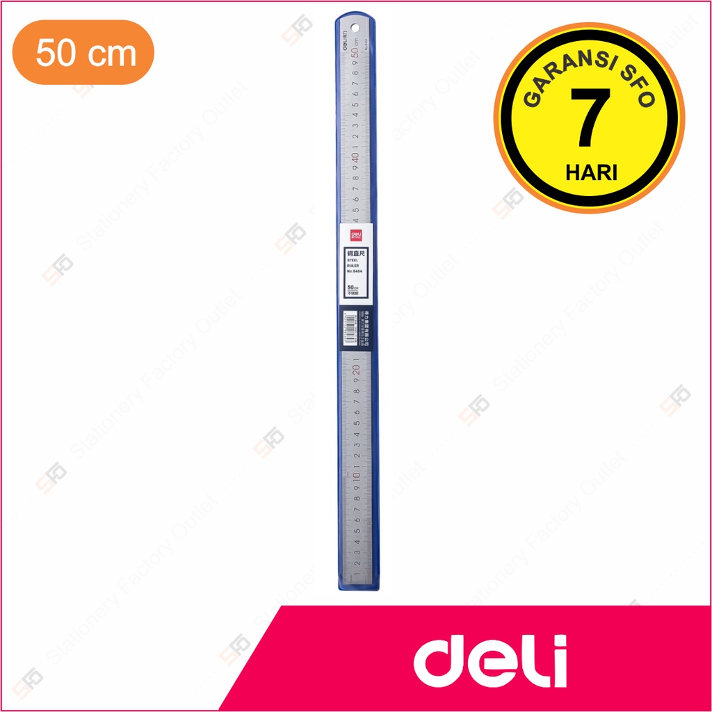 

Penggaris Besi Deli 50 cm - No. 8464 - SFO Semarang Official
