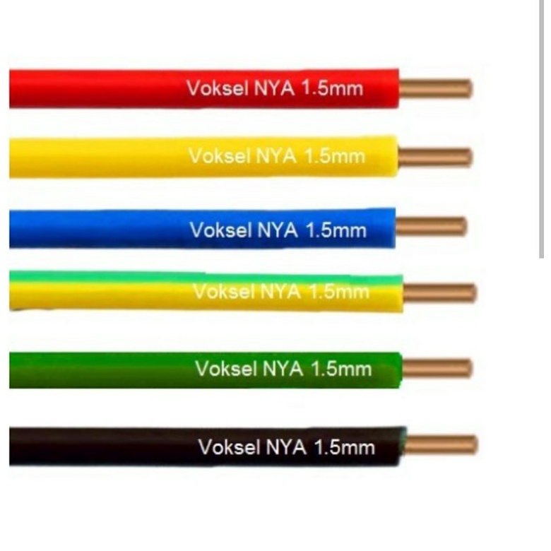 Kabel Nya 1,5mm Meteran merk voksel