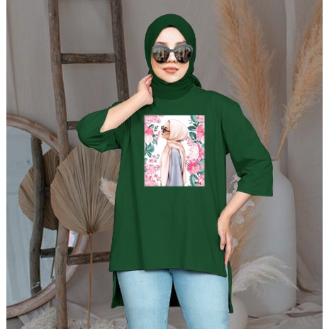 FC - TUNIK BASIC OVERSIZE WANITA HIJAB'S VARIASI 0150 DTF