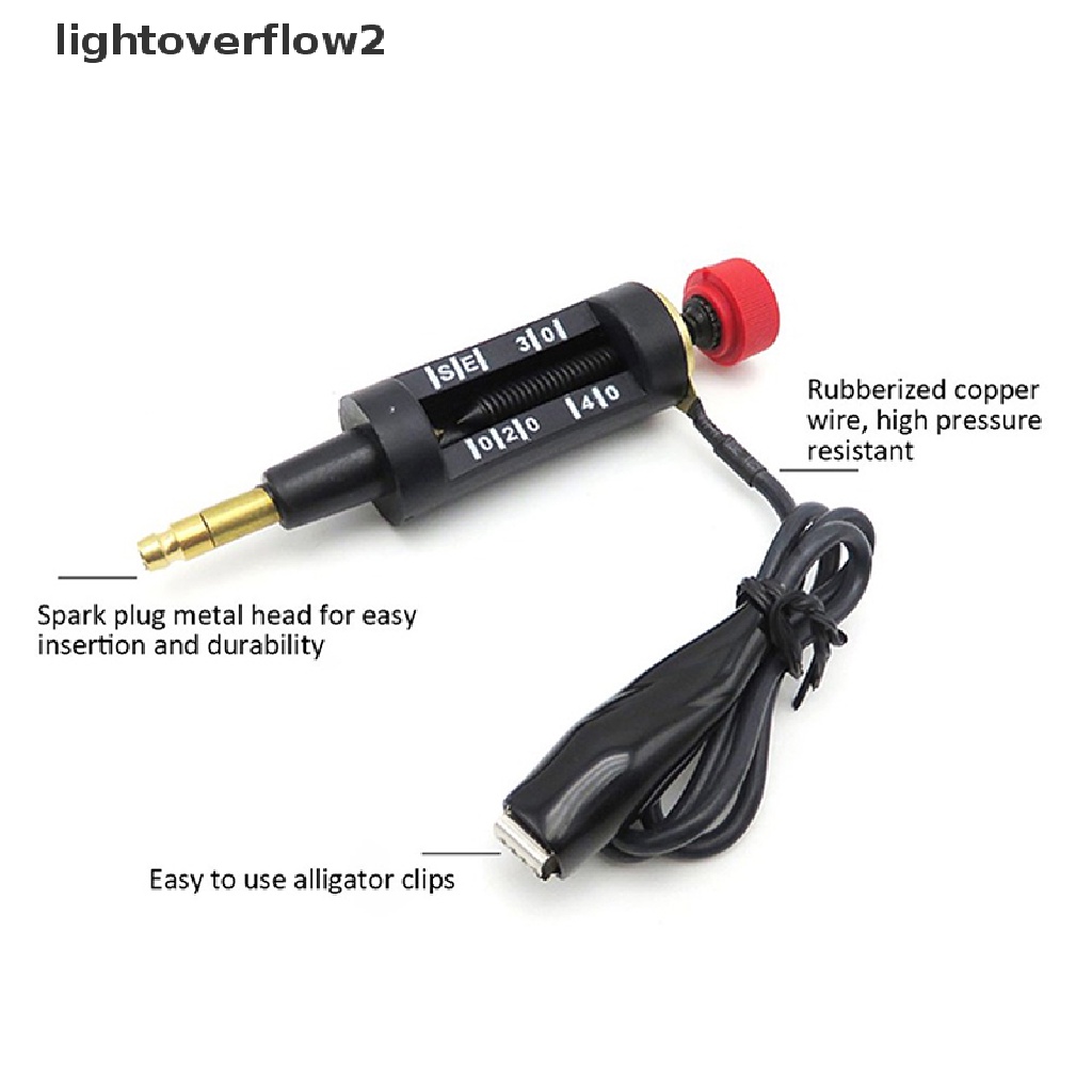 (lightoverflow2) Alat Tester Koil Pengapian Busi Adjustable