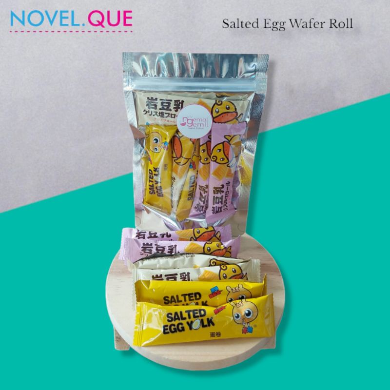 

Salted Egg Yolk Wafer Kuning Telur Asin Premium