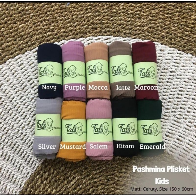 PASHMINA PLISKET ANAK