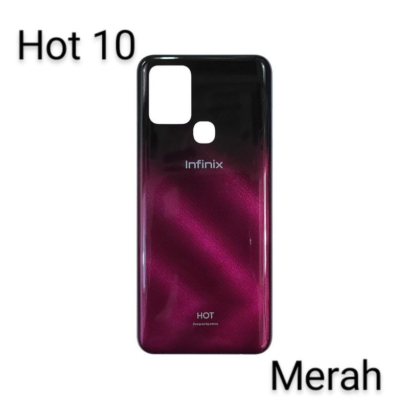 Backdoor Infinix Hot 10 | Hot10 Backdor Backover BC Back Casing Kesing Housing Tutup Belakang Baterai Original