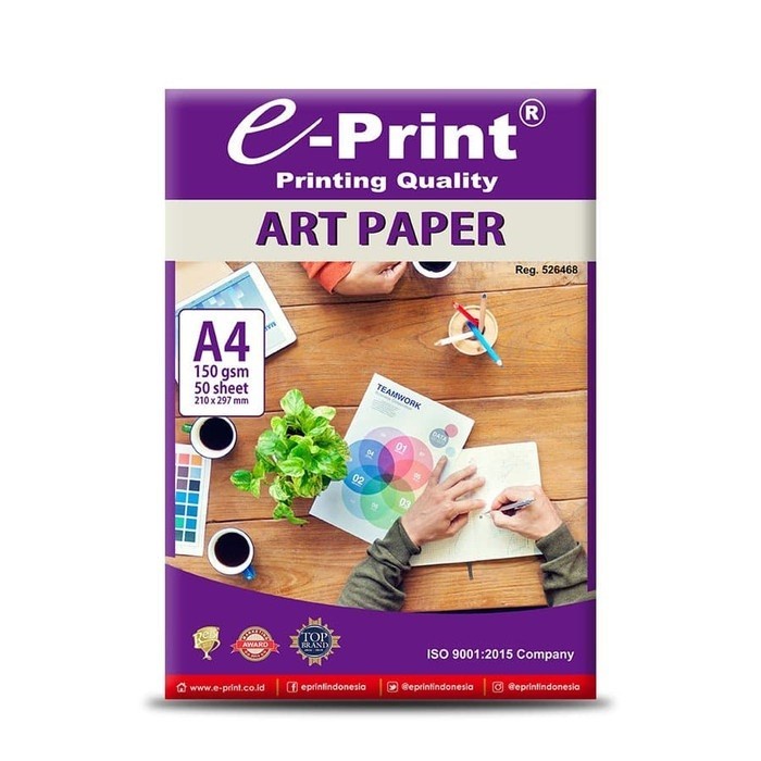 

PAPER PHOTO ART A4 150 GSM E-PRINT / KERTAS PHOTO / KERTAS FOTO