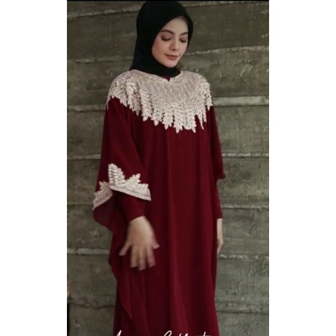 Gamis kaftan bordiran