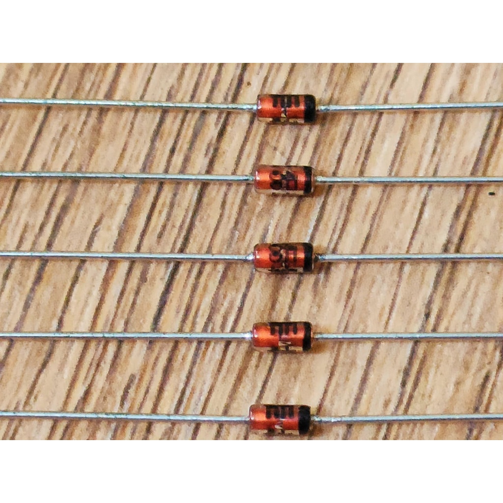 10pcs Dioda diode 1N4448 persamaan 1N4148 IN4148 DO-35 High speed switching