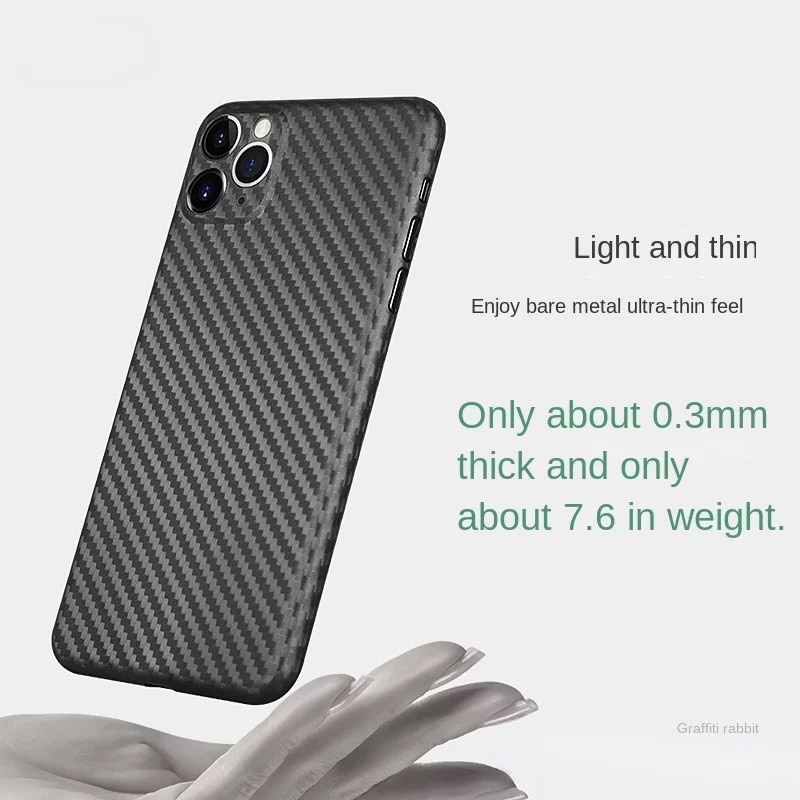 Ultra Slim Thin CARBON CAMERA PP IPHONE 7 8 se2 7+ 8+ x xr xs max 11 12 13 14 PRO MAX 14 plus 12 13 mini case cover