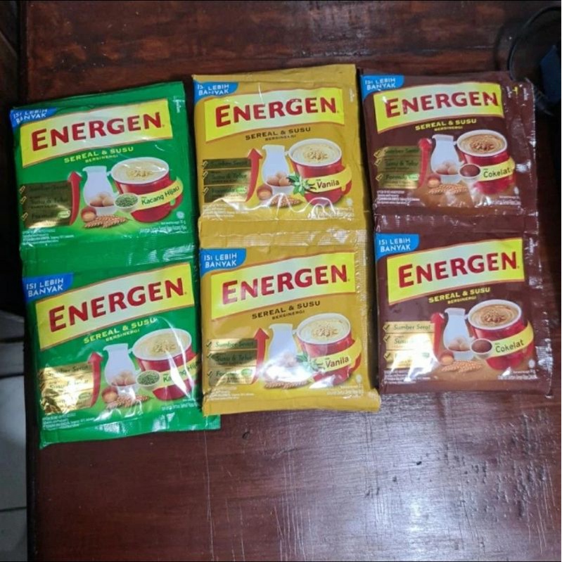 

Cahayadstore Energen Renceng / Energen All Variant / Energen Vanila / Energen Coklat / Energen Jahe