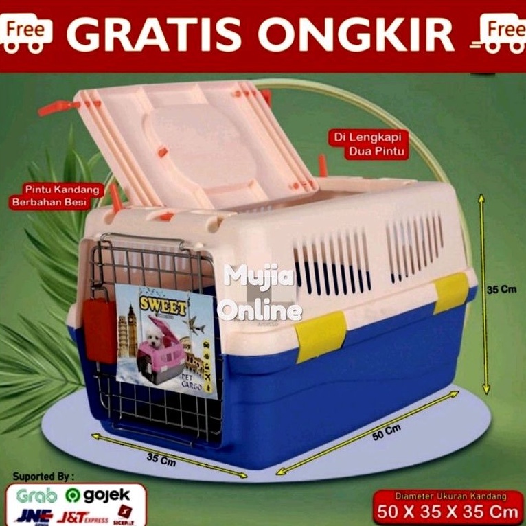 Pet Cargo Kucing Besar Tas Carrier Travel Anjing Jumbo Murah