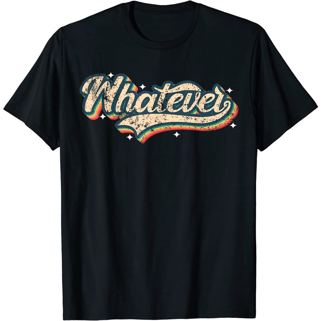 Baju Dewasa Whatever Shirt Vintage Look Slang 70s Costume Or 80s Costume T-Shirt