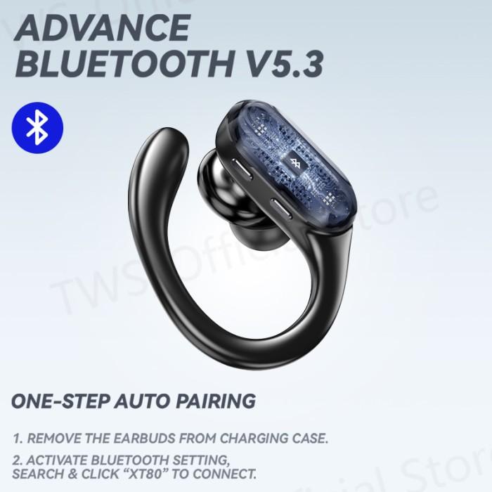LENOVO THINKPLUS XT80 Bluetooth 5.3 Headset Olahraga Headset Telinga