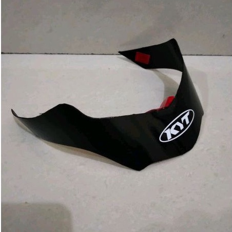spoiler helm KYT r10 hitam glossy