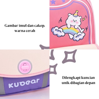 [M.Toys] Tas Ransel Anak Sekolah Kuncian Unik Warna Cakep Kualitas Import Premium -M0208