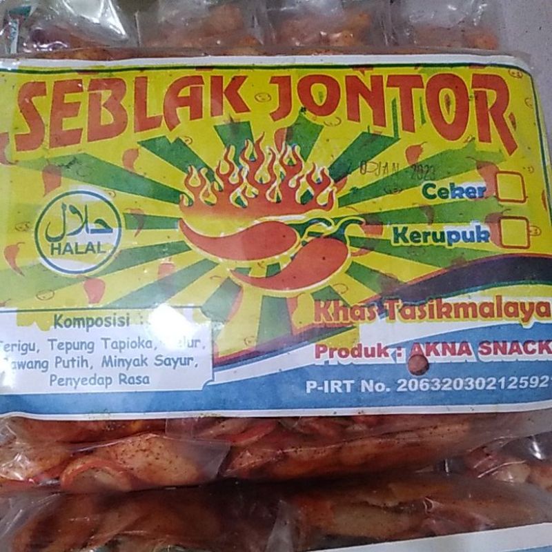 Seblak Jeletot, Seblak Ceker, Makroni Spiral, Dll 1 pack isi 20pcs