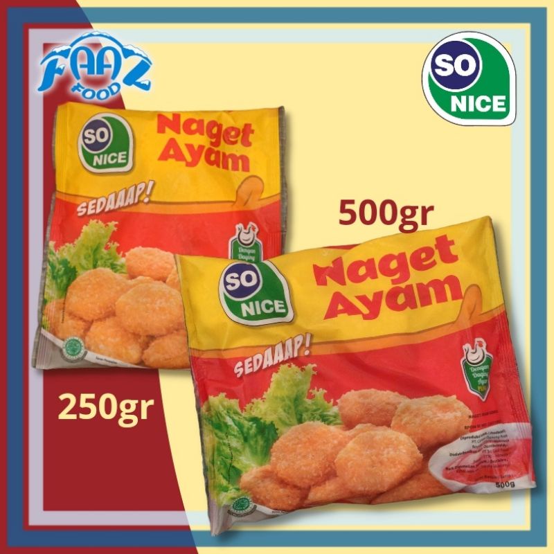 

Chicken Nugget Original So Nice (Naget Ayam SoNice, Nugget Ayam)