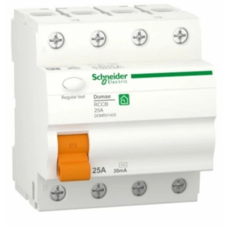 elcb 4p 25a 30MA Schneider / elcb/rccb 4p 25a 30MA domae schneider original